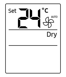 samsung ac remote symbols