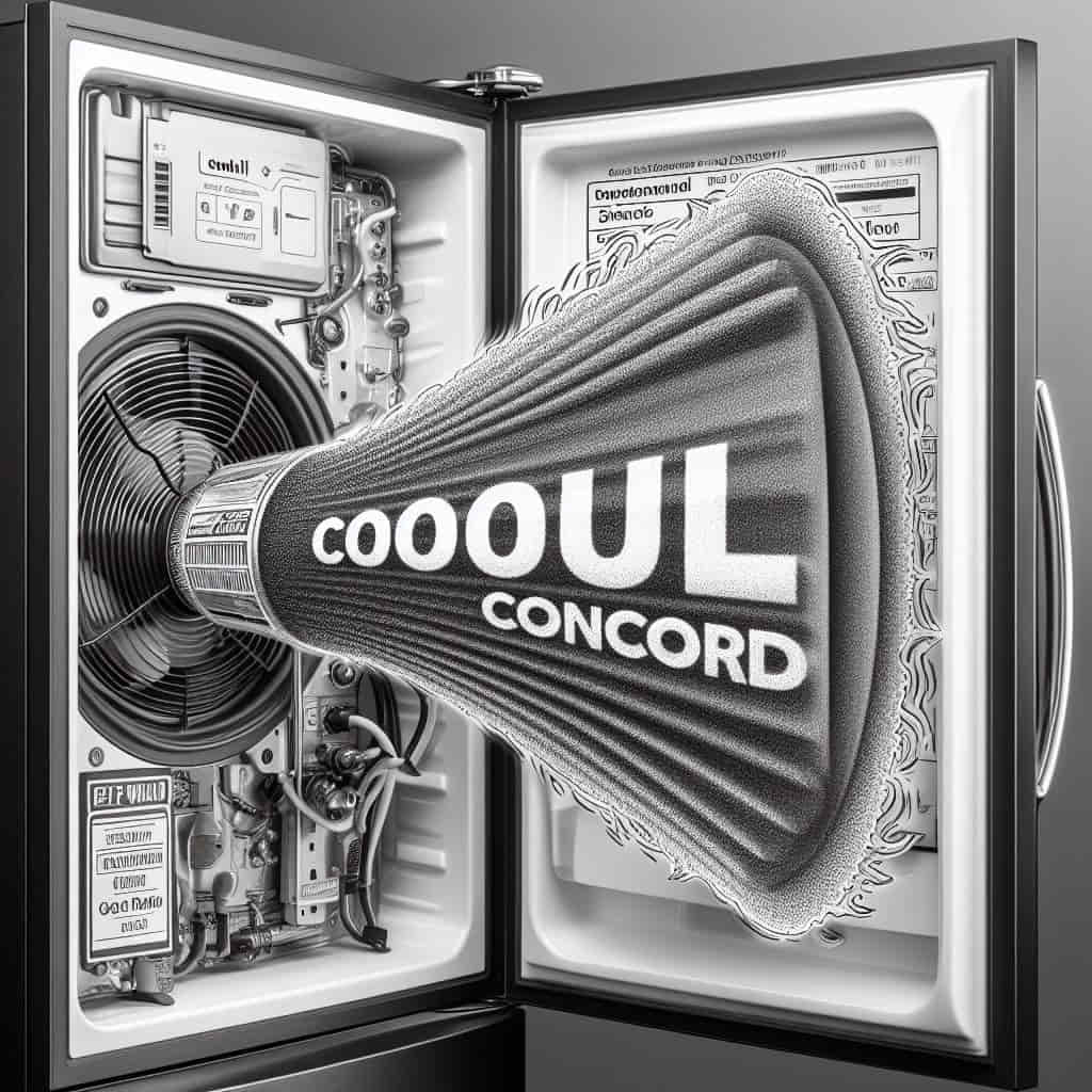 Cooluli Concord fridge fan too loud