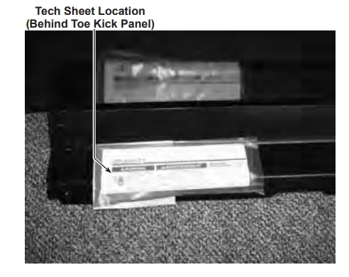 kenmore dishwasher tech sheet