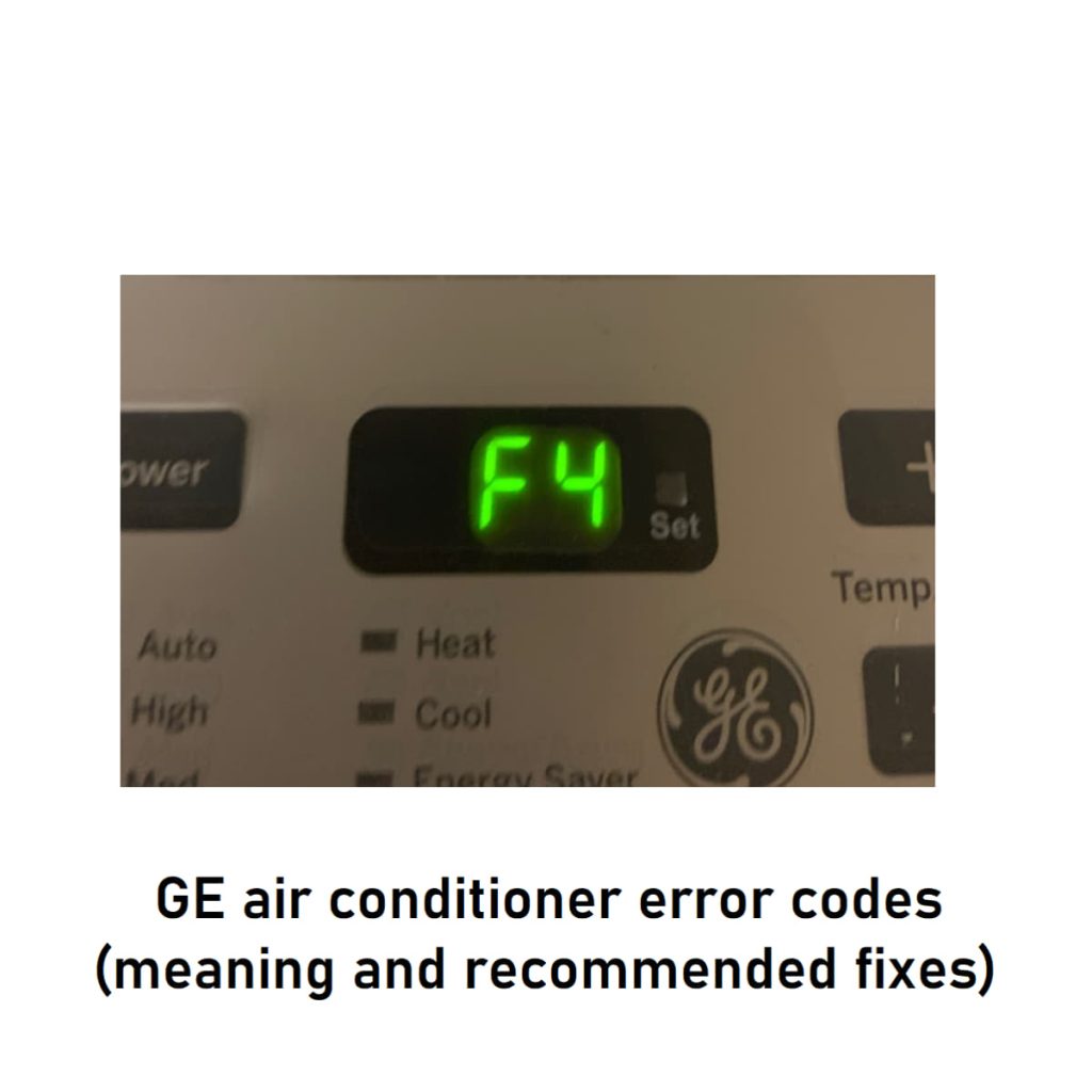 How Do You Fix GE Air Conditioner Error Codes AskRepairBuddy