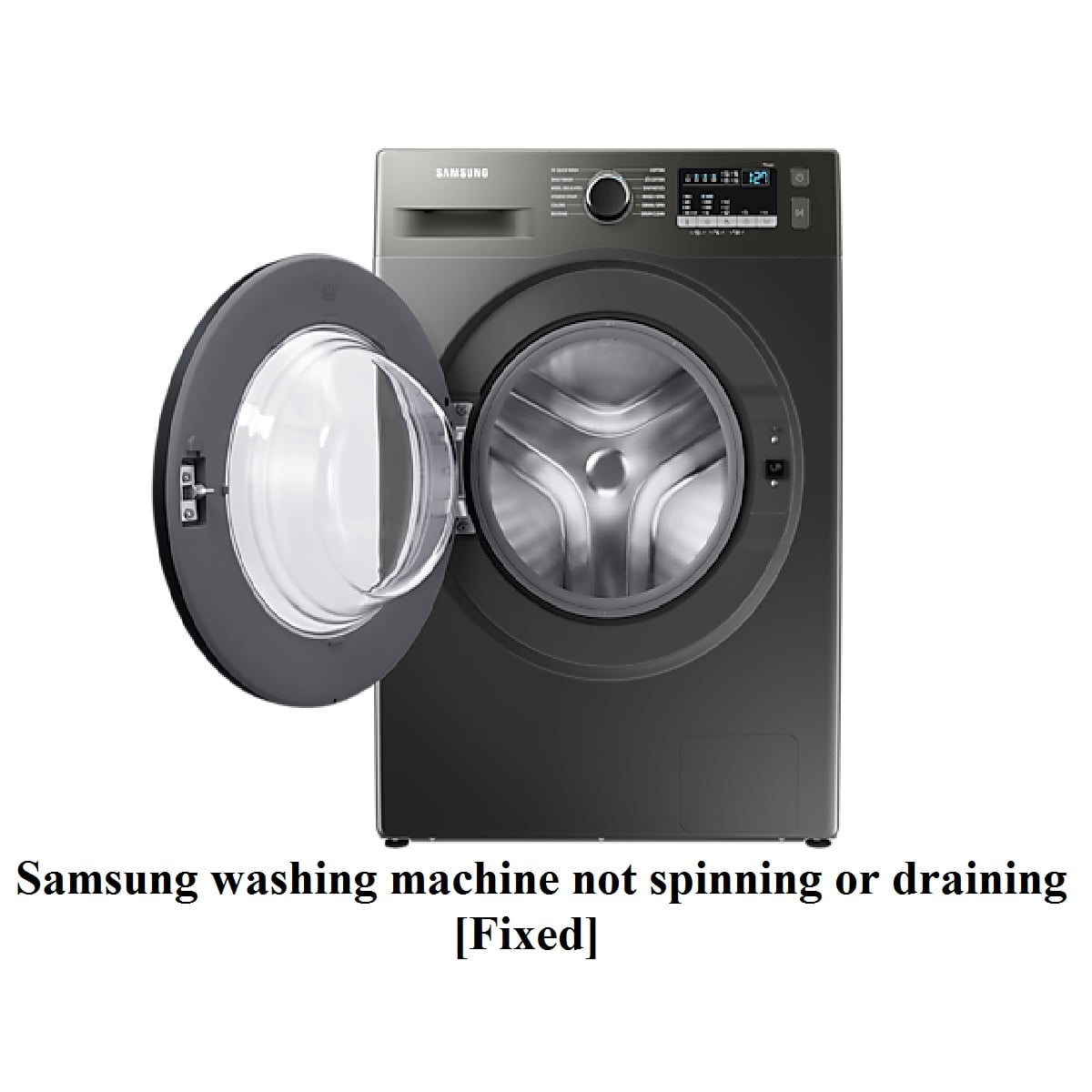 Samsung washing machine not draining or spinning