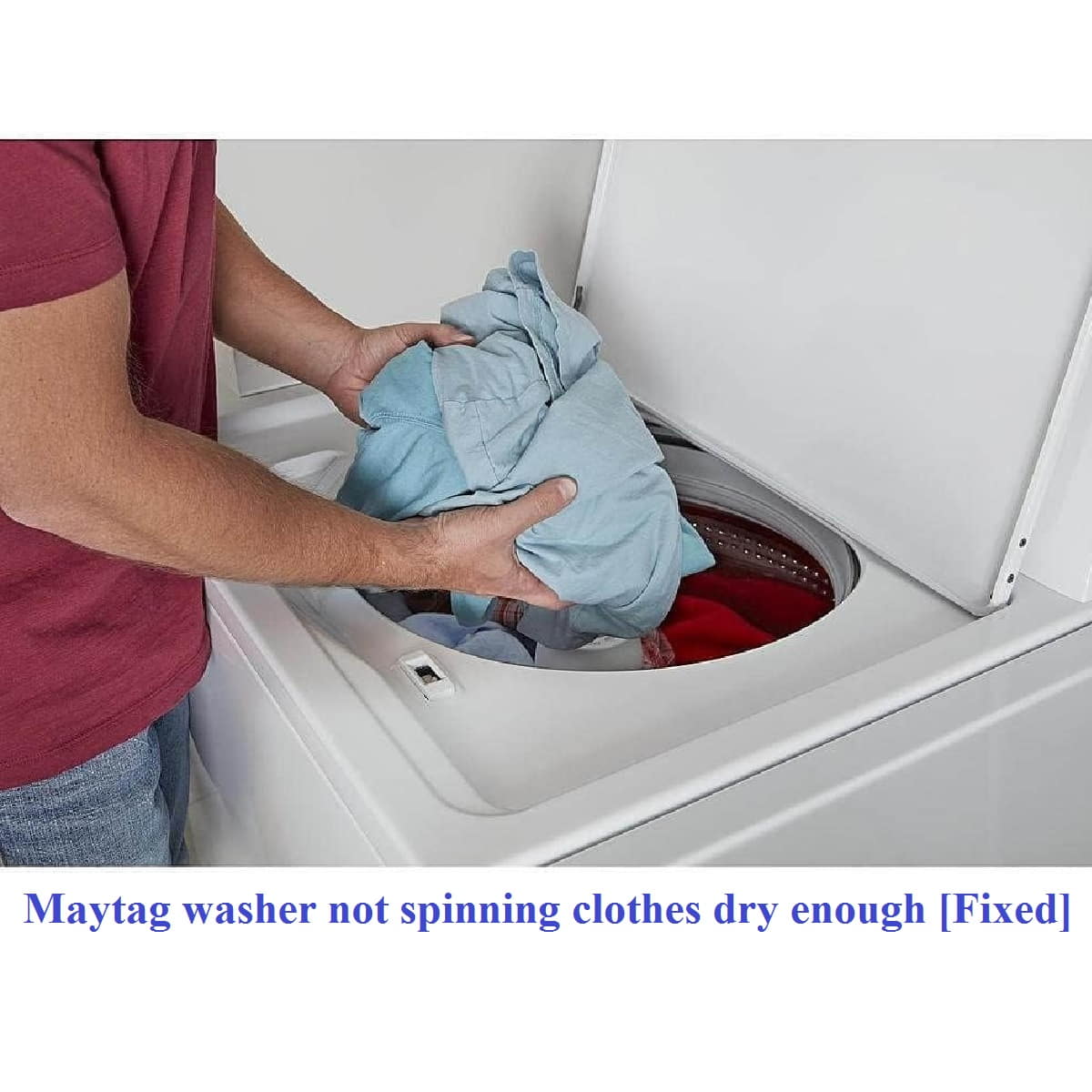 Maytag washer not spinning clothes dry enough